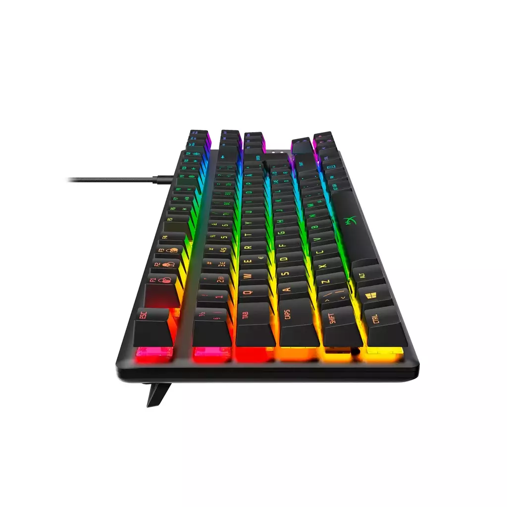 Teclado c/Cable HYPERX Alloy Origins Core Red US Negro - Imagen 2