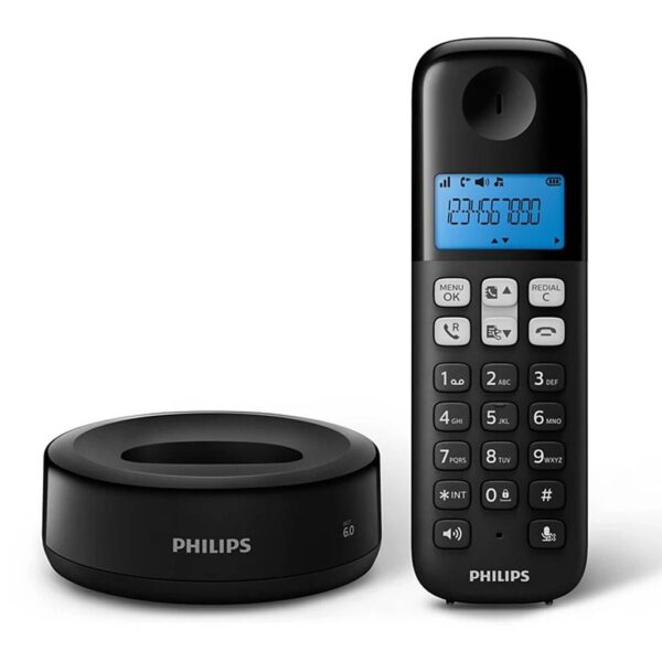 Telefono Inalámbrico Philips D1311B/77 Black Sin Caja - Otulet