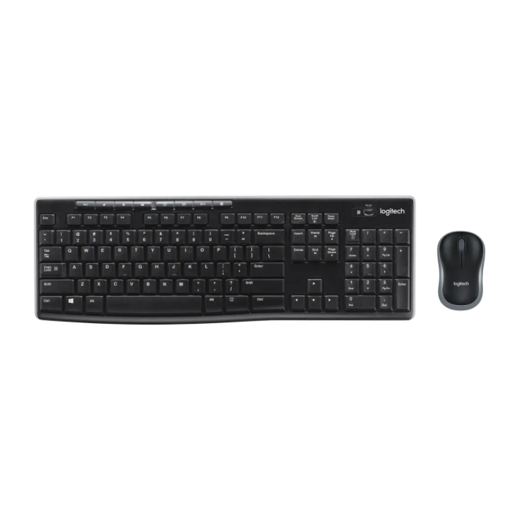 TECLADO+MOUSE LOGITECH WIR MK270 BLK 920-004432