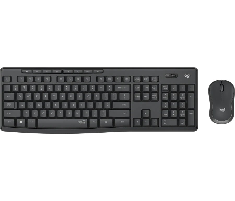 Teclado+Mouse Logitech Wir MK295 Silent Blk 920-009792