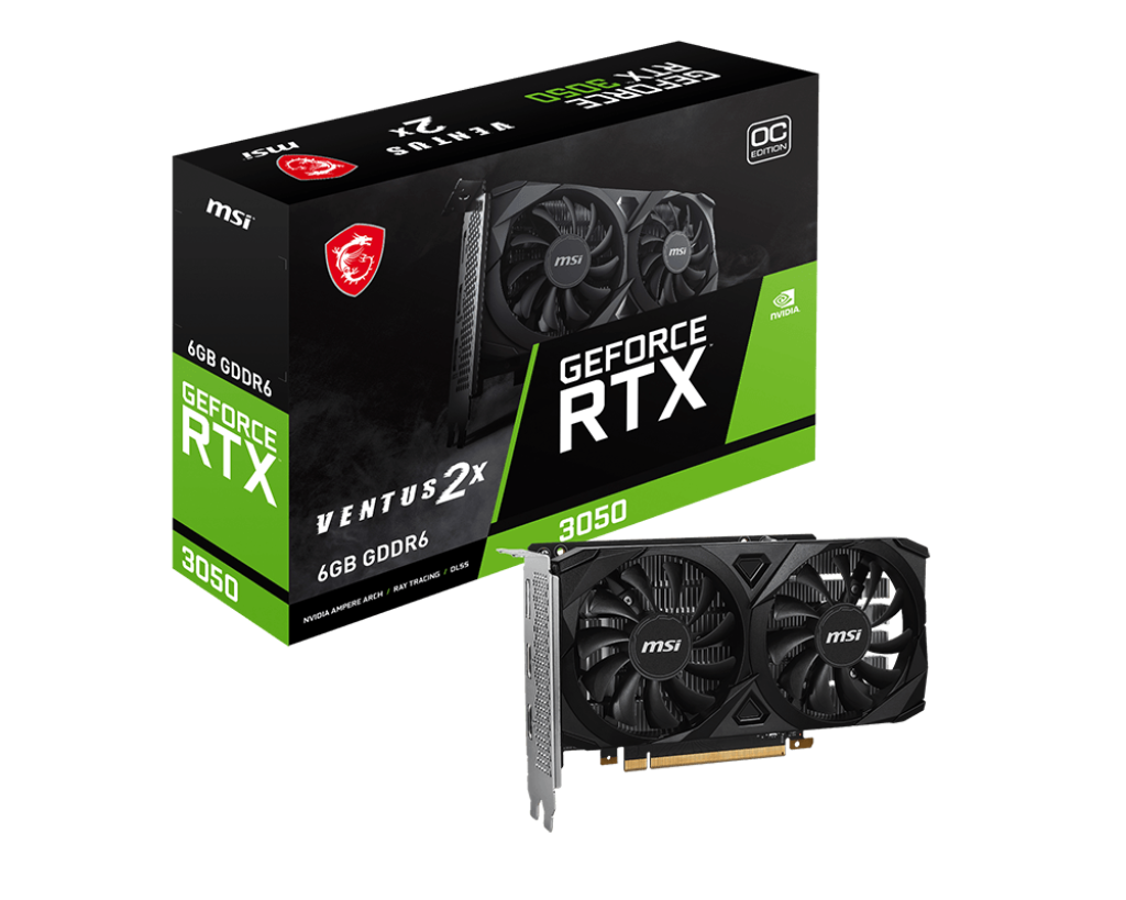 VGA MSI GEFORCE RTX 3050 VENTUS 2X 6G OC (6811)