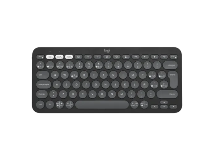 TECLADO LOGITECH BLUETOOTH K380S PEBBLE GRAPHITE 920-011783