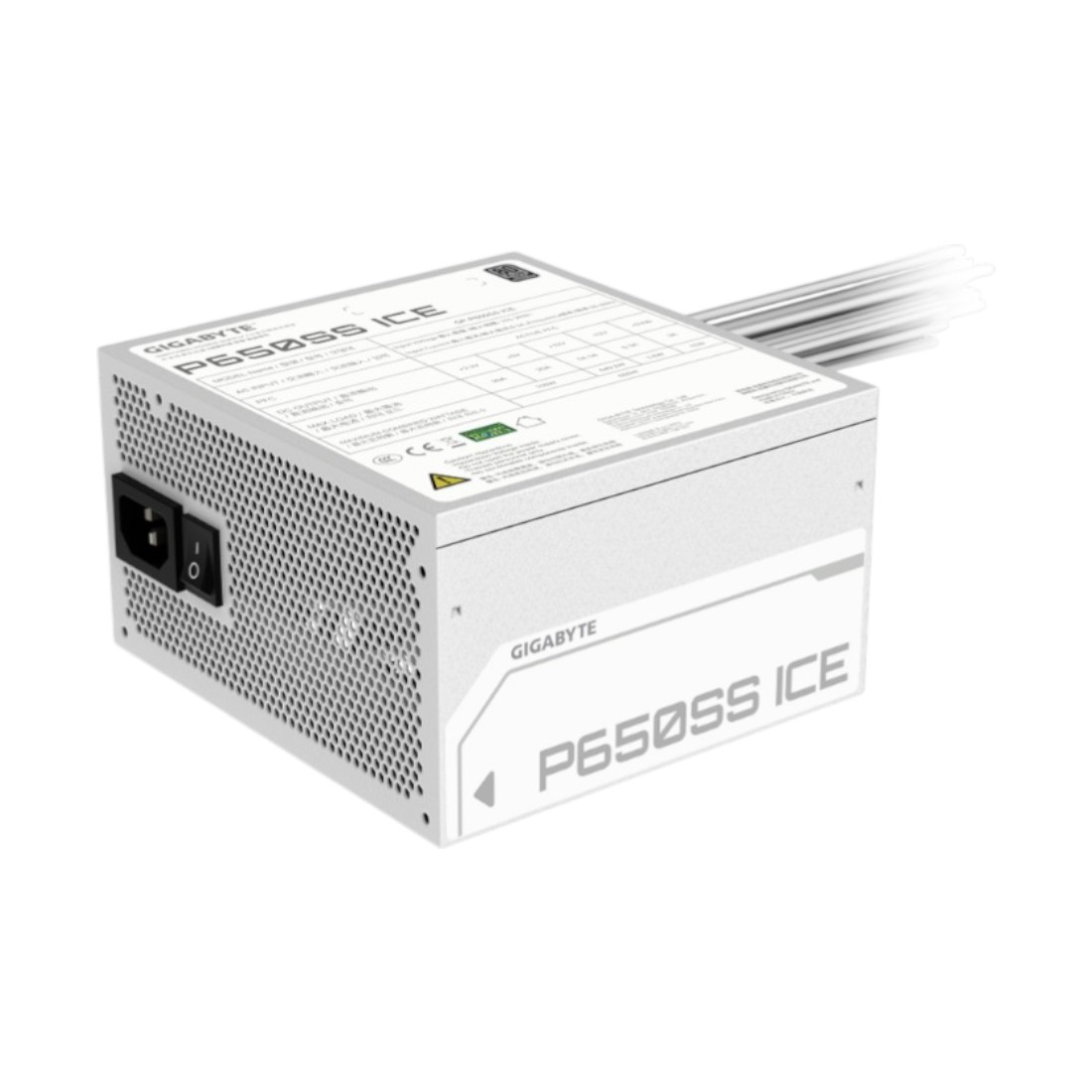 Fuente Gigabyte 650W 80 Plus Silver ATX 3.1 White (5108)(4965)