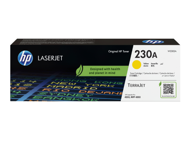 W2302A HP 230A Yellow Original LaserJet Toner Cartridge (0358)