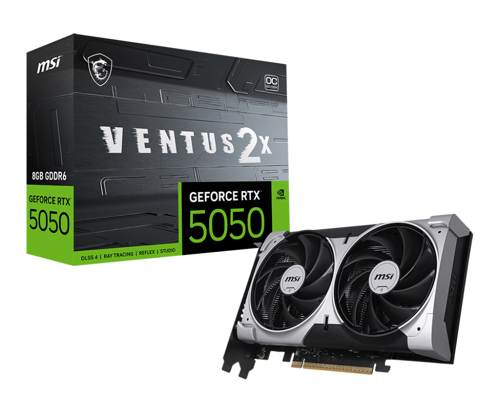 VGA 8GB RTX 5050 MSI VENTUS 2X OC