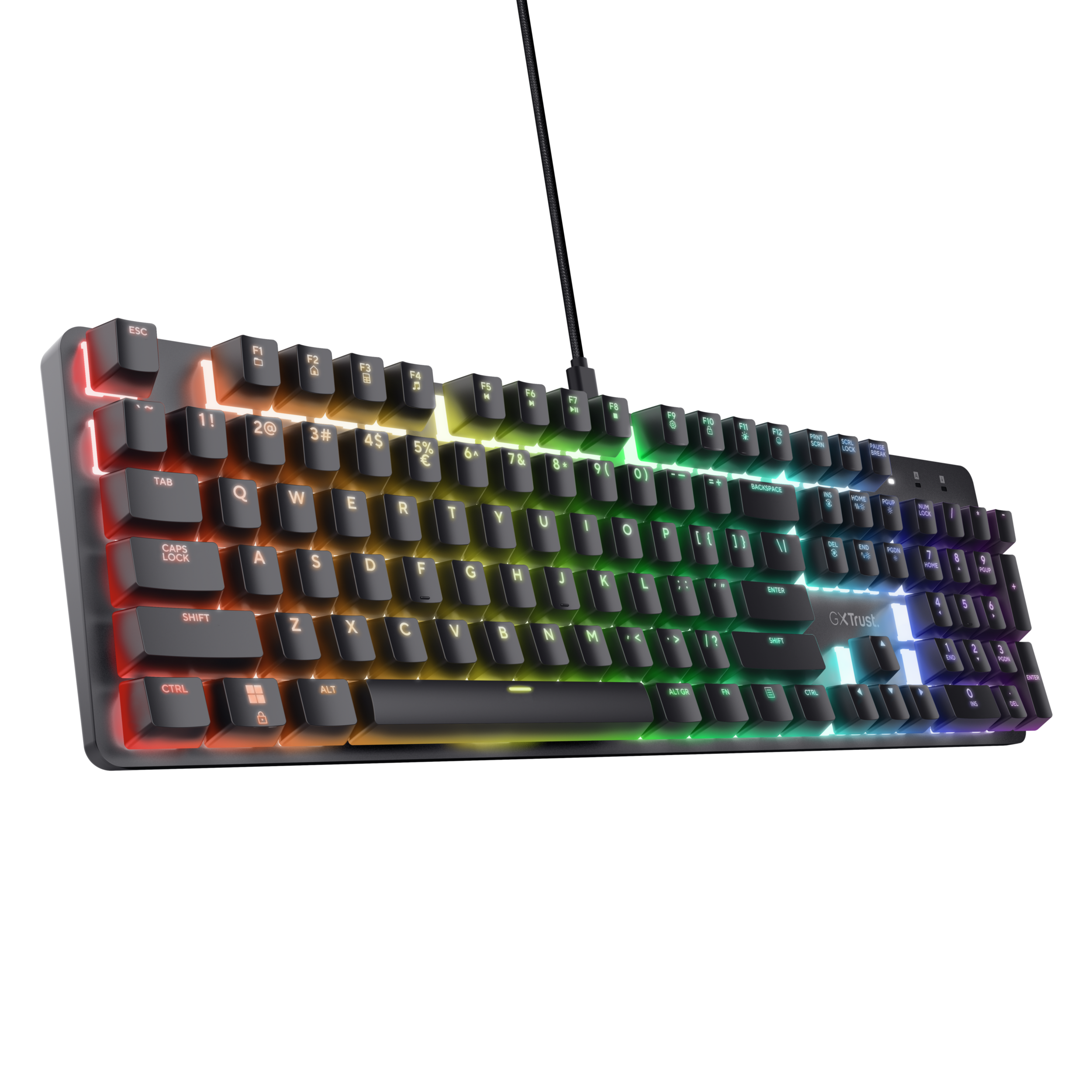TECLADO TRUST ZORA MECHANICAL ES GXT871