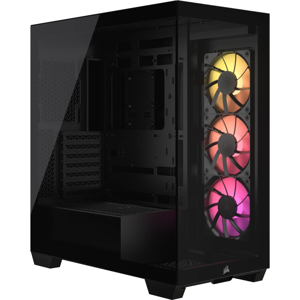 Gabinete Corsair 3500X RS-R ARGB Mid-Tower TG Black - Imagen 2