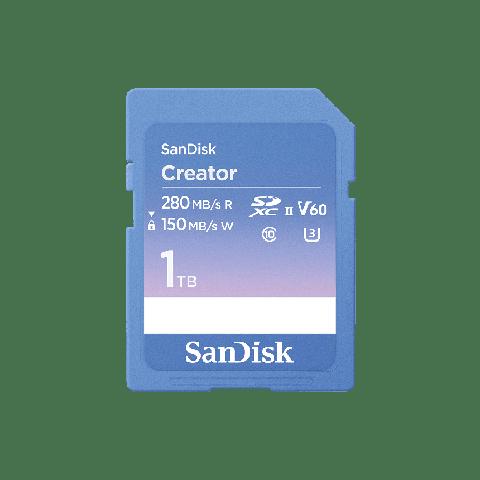 Tarjeta Sandisk Creator Sd Uhs-Ii 1Tb 280 Mb/S