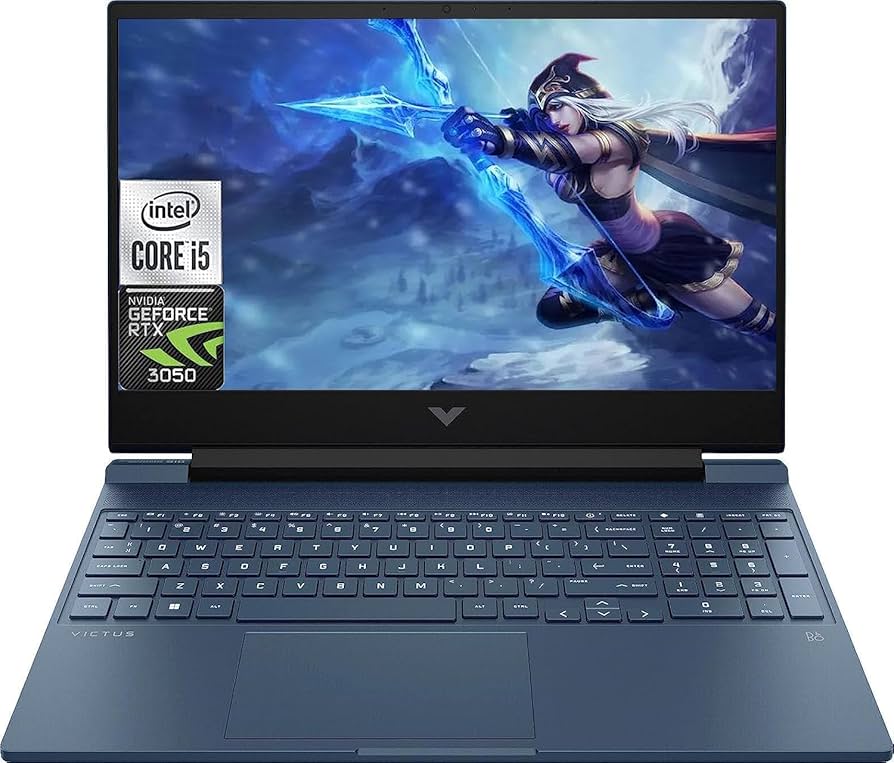 NOTEBOOK GAMER HP VICTUS 15-FA2013DX GAMING I5-13420H/8GB/512GB/15.6"FHD 144HZ/RTX 3050 6GB/WIN11
