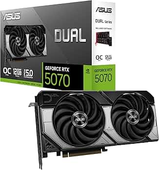 PLACA DE VIDEO ASUS NVIDIA GEFORCE DUAL RTX5070 O12G GDDR7