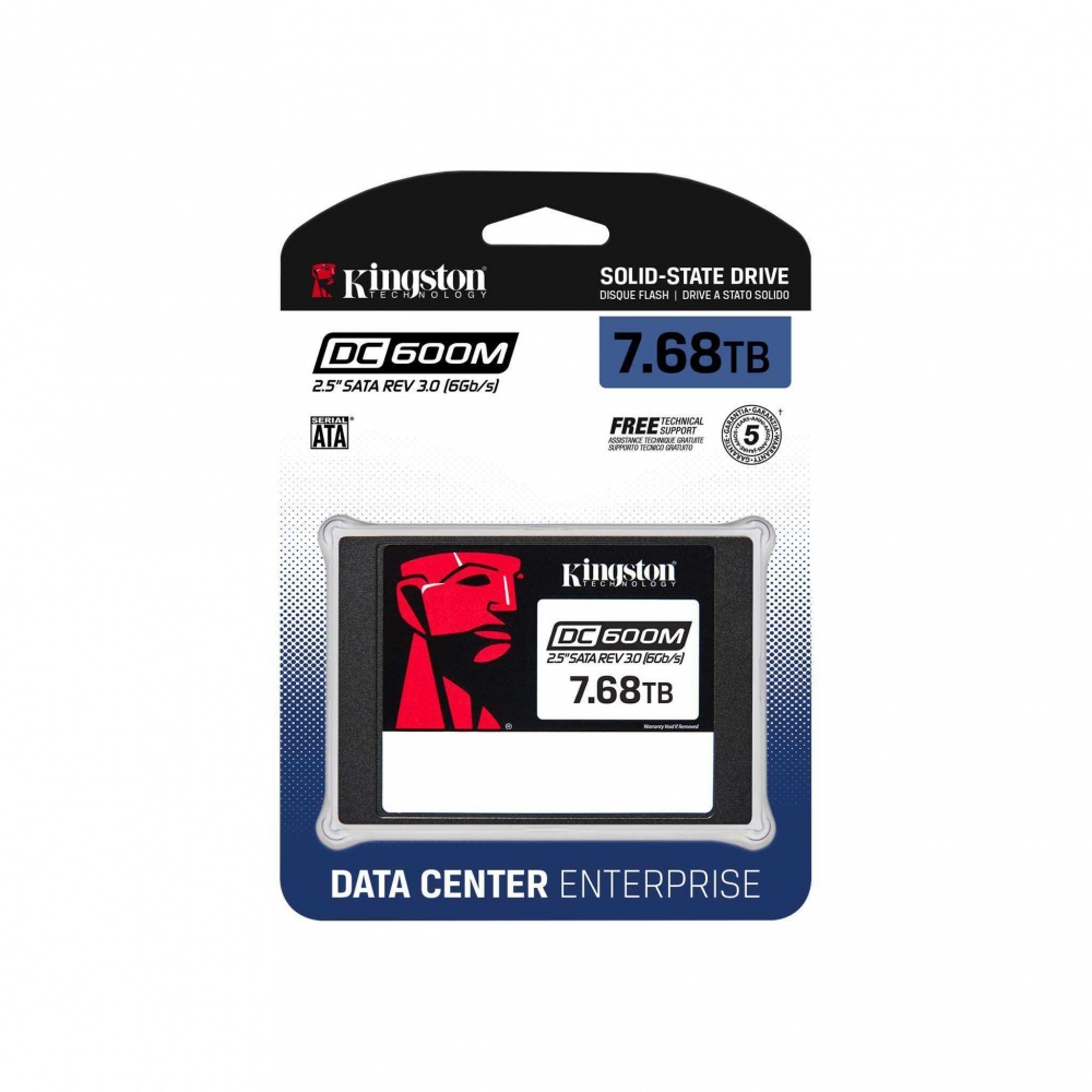 SSD 8TB KINGSTON DC600 SATAIII 2.5 P/SERVER