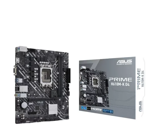 MB ASUS S1700 PRIME H610M-K D4 DDR4 BOX M-ATX