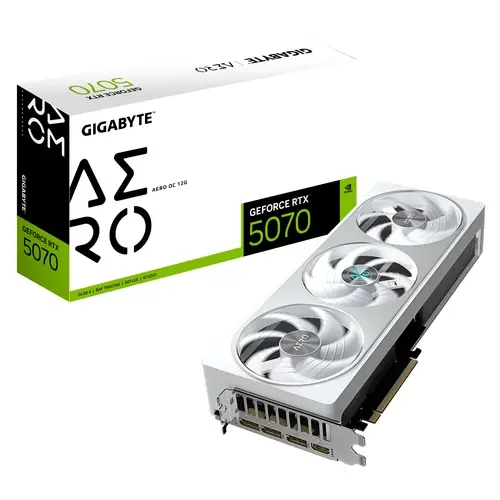 PLACA DE VIDEO GIGABYTE RTX 5070 AERO OC 12GB