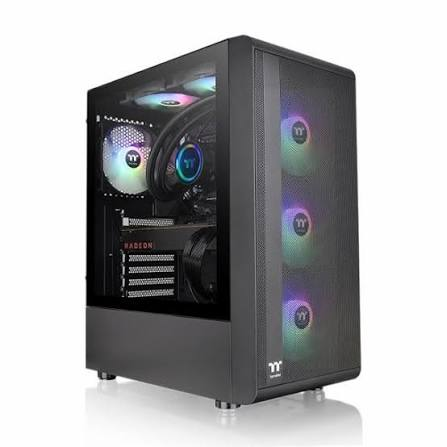 GAB THERMALTAKE S200 TG ARGB BLACK 4*FAN