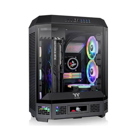 GAB THERMALTAKE THE TOWER 600 BLACK 2*FAN