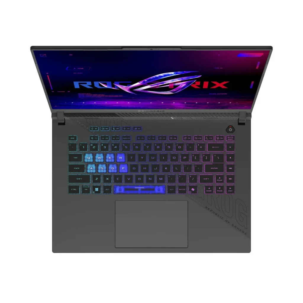 NOTEBOOK GAMER Asus ROG STRIX G16 G614PP-WH94 GAMING AMD Ryzen™ 9 8940HX 1TB SSD 16GB 16" (1920x1200) 165Hz WIN11 NVIDIA® RTX 5070 8192MB ECLIPSE GRAY Backlit Keyboard - Imagen 4