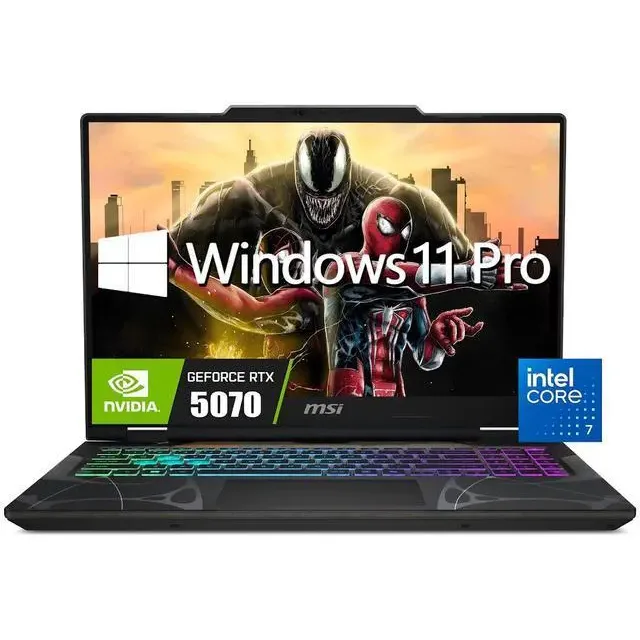 NOTEBOOK GAMER MSI Cyborg 15 AI Copilot Gaming Laptop, 15.6" FHD 144Hz IPS Display, Intel 10-Core 7 240H(Beat i7-13700H), GeForce RTX 5070 8GB, 16GB DDR5 / 1TB SSD, Wi-Fi 6E, 4-Zone RGB Backlit KB, Win11 Home HX26 - Imagen 2