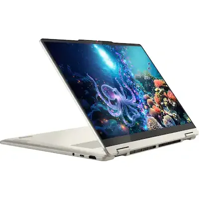 Notebook Lenovo YOGA 7 14AKP10 2-IN-1 AMD Ryzen™ AI 5 340 512GB SSD 16GB 14" (1920x1200) OLED TOUCHSCREEN WIN11 SEASHELL Backlit Keyboard FP Reader - Imagen 3