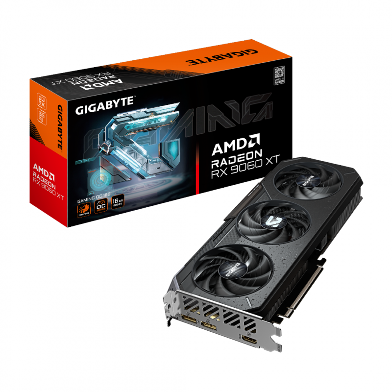 PLACA DE VIDEO GIGABYTE RADEON RX 9060XT GAMING OC 16GB