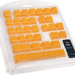 SET 31 TECLAS DUCKY GOMA TRASLUCIDAS AMARILLO YELLOW