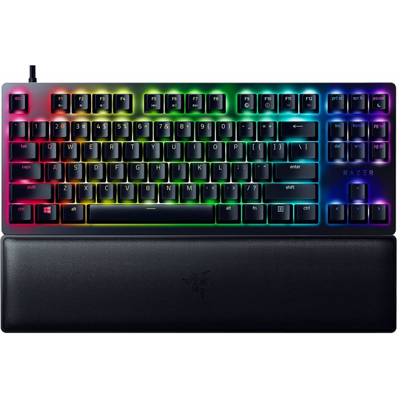 TECLADO GAMER RAZER HUNTSMAN V2 TENKEYLESS PURPLE-SWITCH CLICKY US-EN