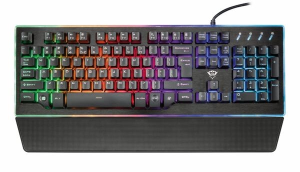 TECLADO GAMER TRUST THURA SEMI ES GXT 860