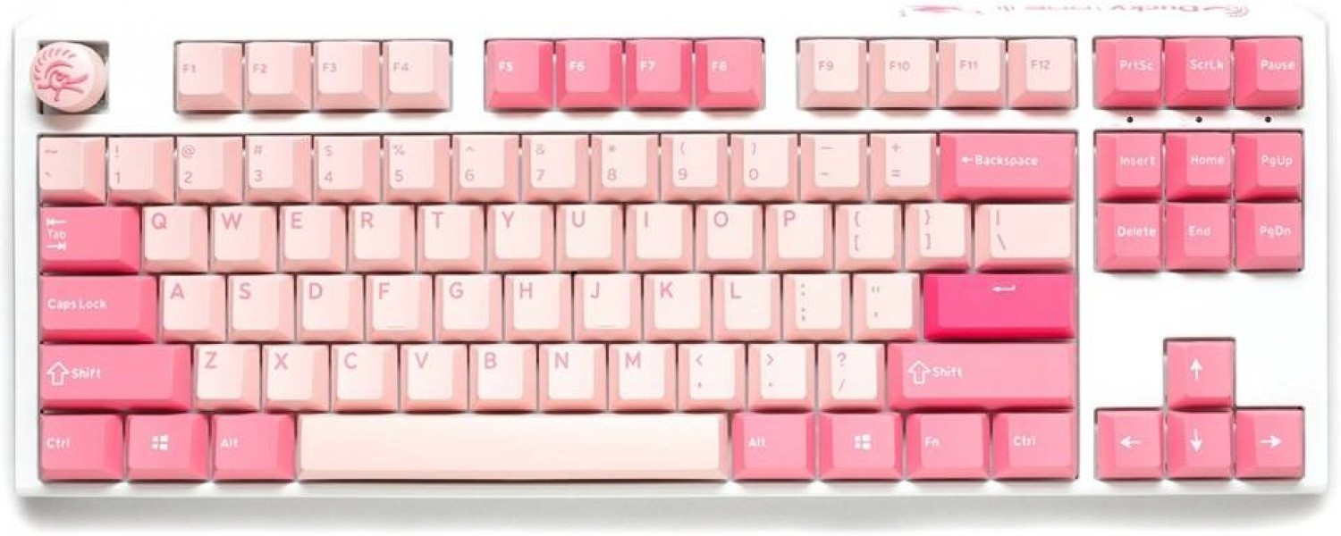 TECLADO MECANICO DUCKY ONE 3 DUCKY ONE 3 GOSSAMER PINK TKL HOTSWAP DOUBLE SHOT PBT