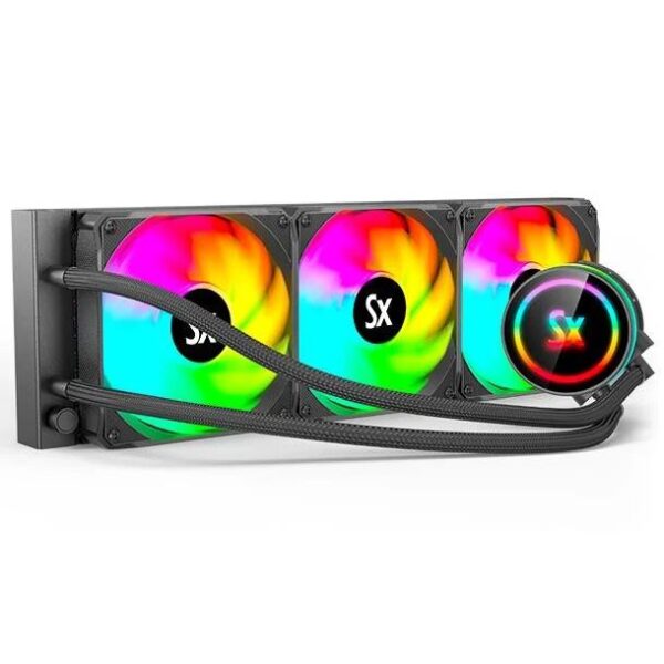 WATERCOOLER 360MM SOLARMAX WC-B360 NEGRO ARGB COOLING 360