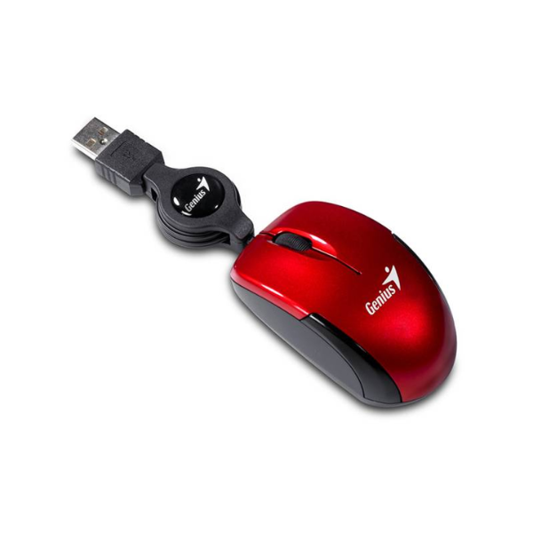 MOUSE GENIUS MICRO TRAVELER RUBY USB (8691)