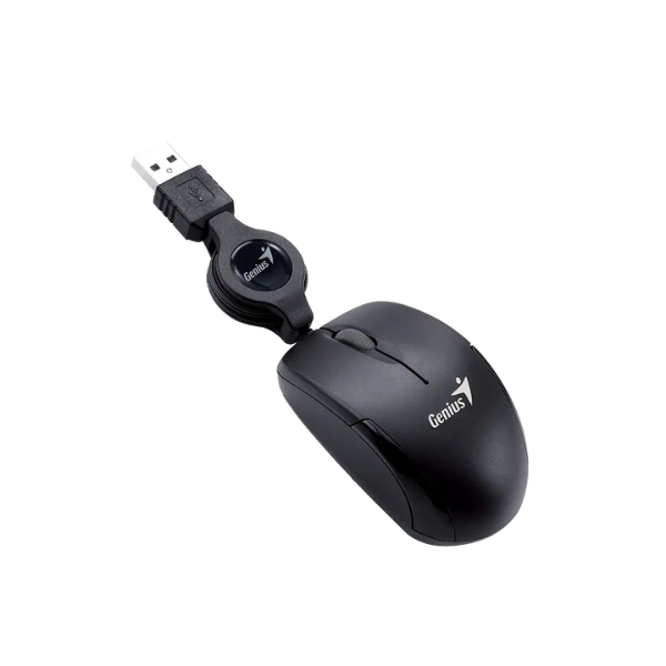 MOUSE GENIUS MICRO TRAVELER BLACK USB (7885)
