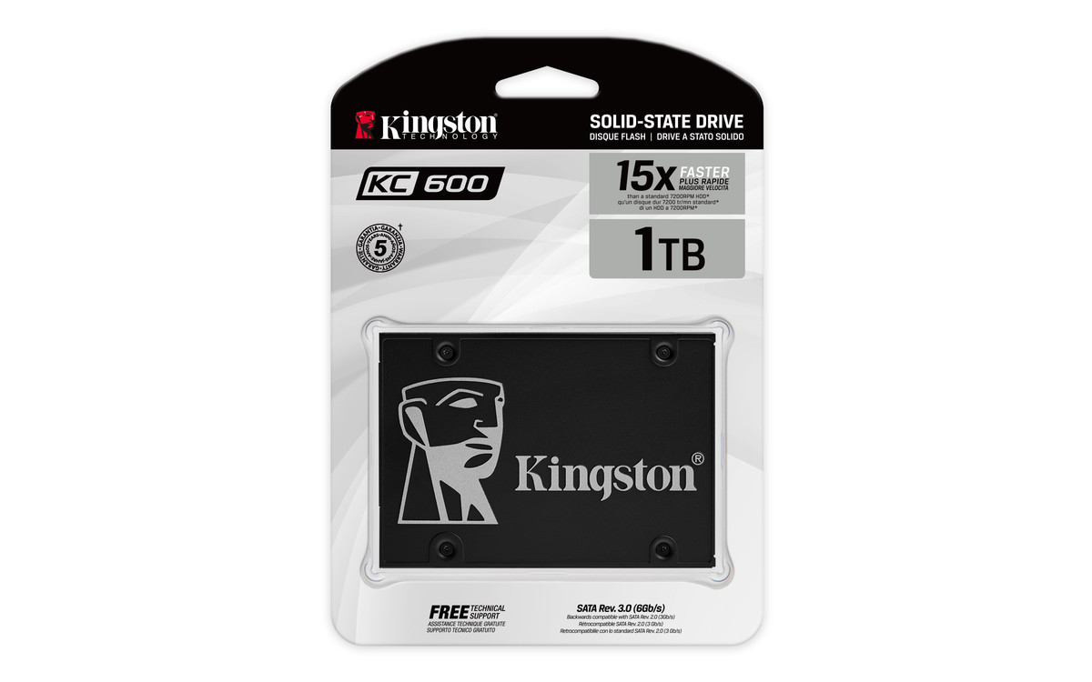 DISCO SSD KINGSTON KC600 1024 GB SATA INTERNO 7 MM (0116)