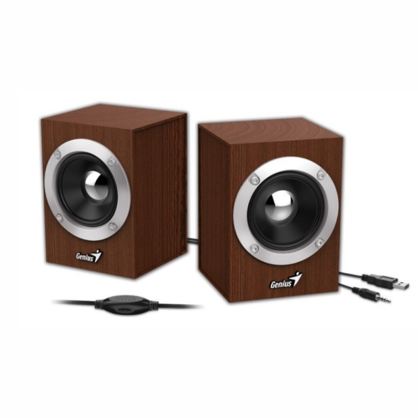 Parlante Genius SP-HF280 6W USB WOOD (6984)