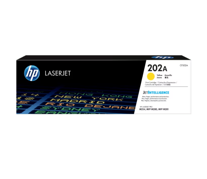 CF502A HP 202A YELLOW LASERJET TONER CARTRIDGE (7026)