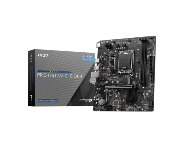 Mother MSI PRO H610M-S DDR4 1700 (12va/13va/14va Gen) (8257)