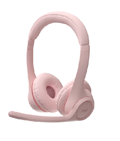 Auricular Wir c/Microfono Logitech Zone 300 Rose 981-001411