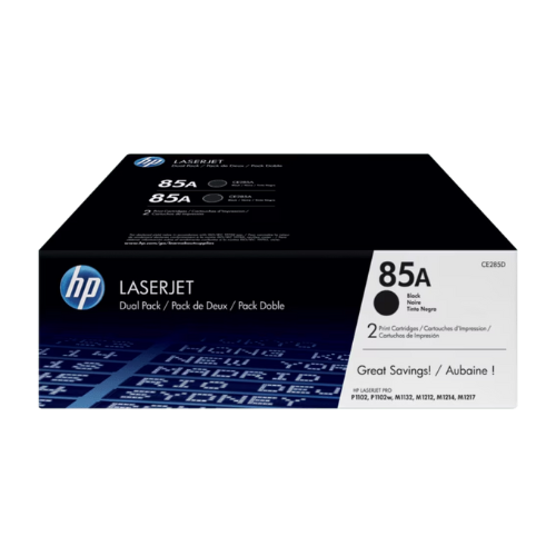CE285AD HP 85A BLK DUAL PACK LJ TONER CARTRIDGE (0520)