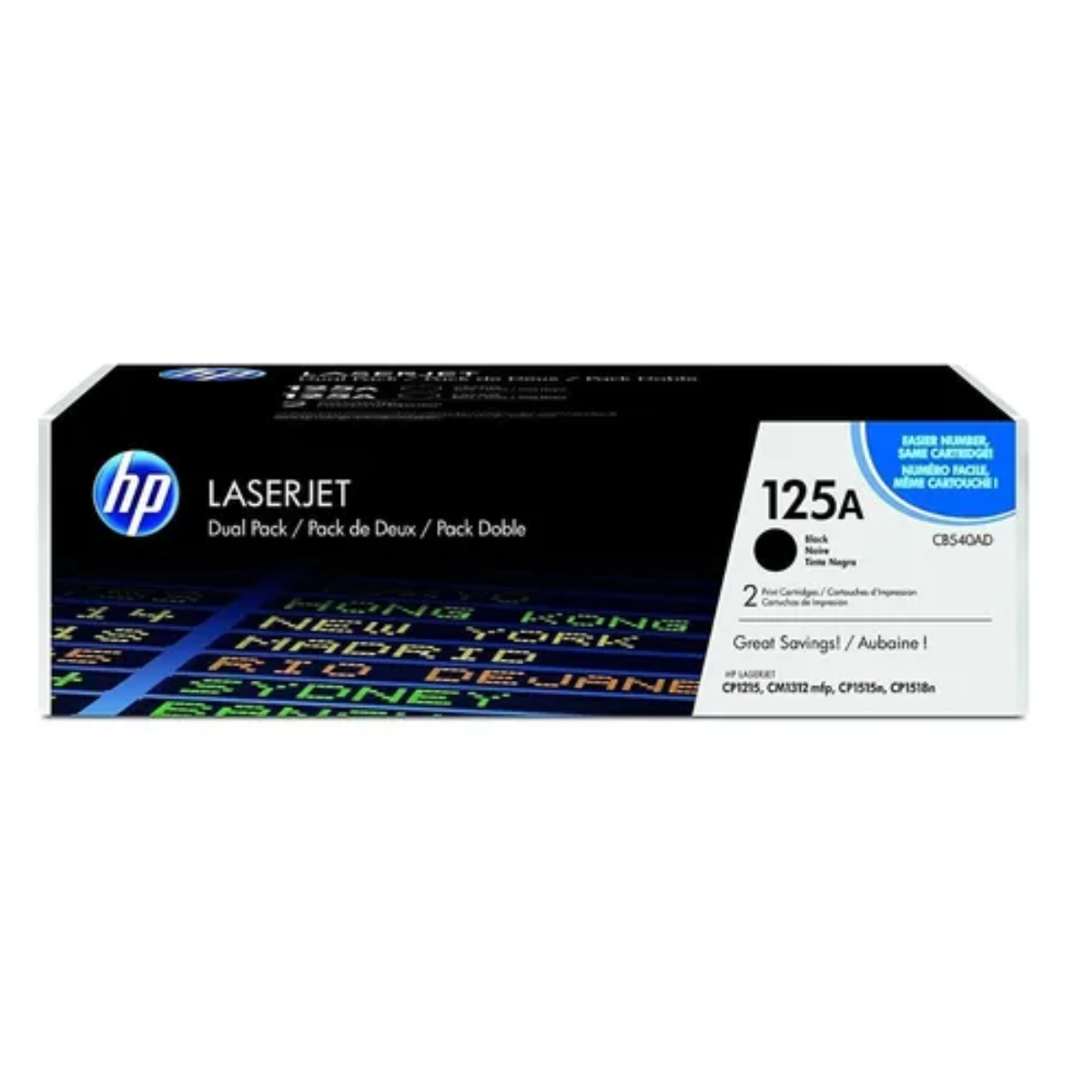HP COLOR LASERJET 125A BLACK CP1215/1515 CB540A (9174)