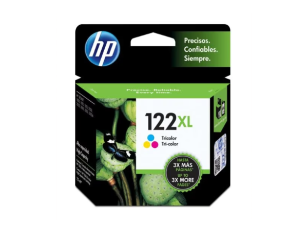 HP 122XL TRIColor Inkjet Cartridge CH564HL (3577)