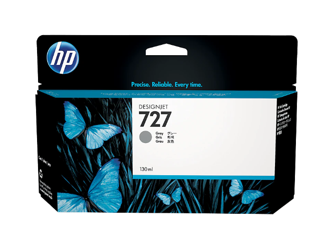 B3P24A HP 727 130-ML GRAY DESIGNJET INK (3796)