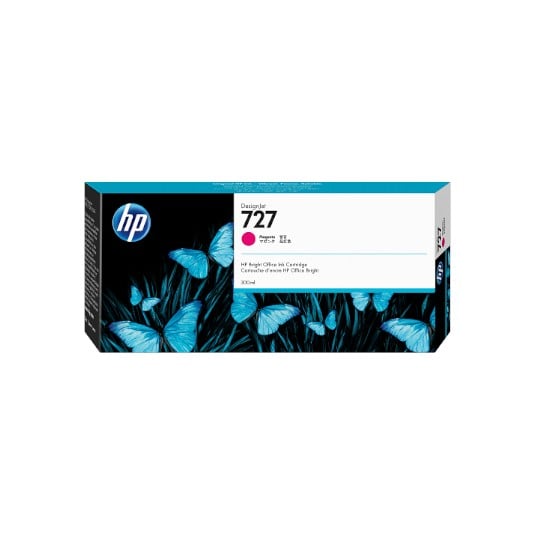 F9J77A HP 727 300-ML MAGENTA INK CARTRIDGE (3318)