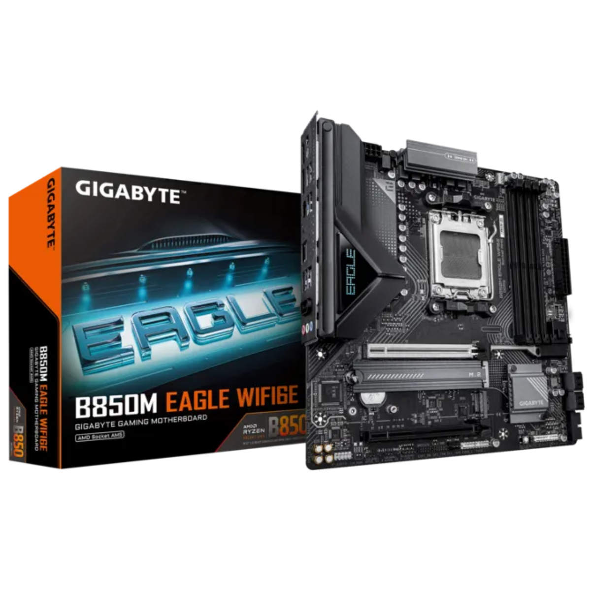 MOTHER GIGABYTE B850M EAGLE WF6E DDR5 AM5 (SERIE 7000/8000/9000)(1826)