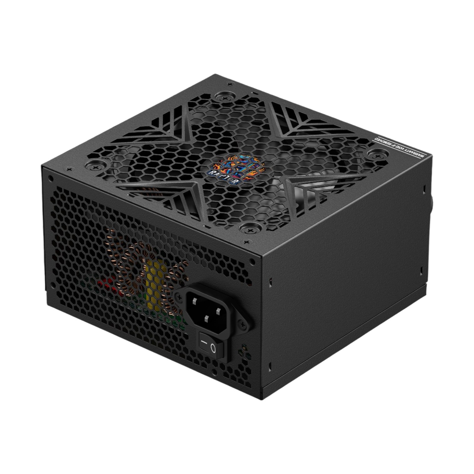FUENTE RAPTOR VOLT 500W 80 PLUS SILVER NEGRO (2869)