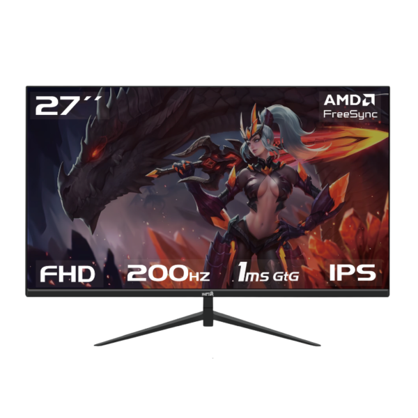 Monitor Gamer Raptor Hawk Eye 27 Frameless IPS FHD 200Hz 1Ms HDMI-DP Negro (3385) (II)