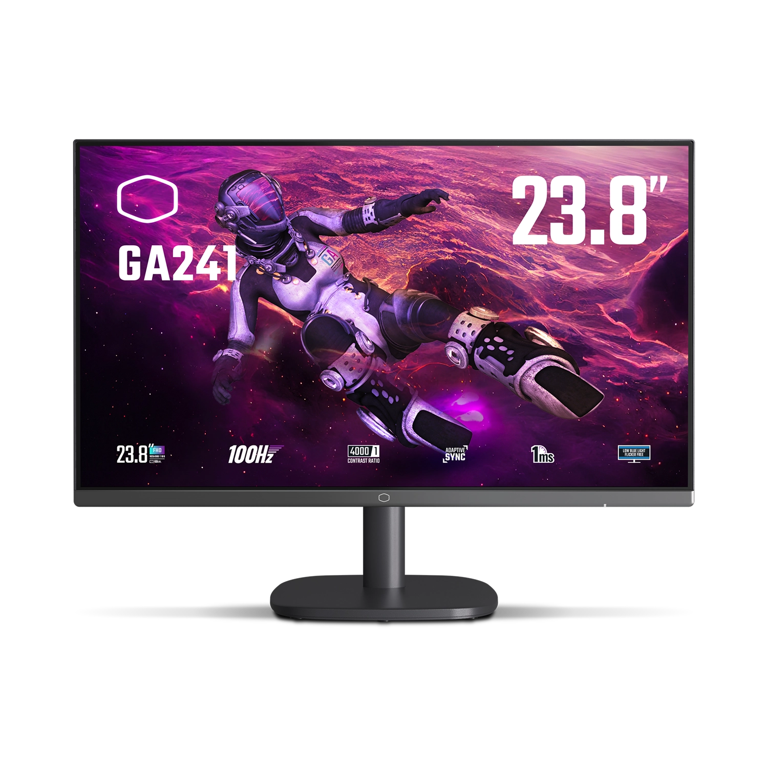 MONITOR COOLER MASTER GA241 23.8" FHD (1920 X 1080) VGA HDMI 100HZ 1MS