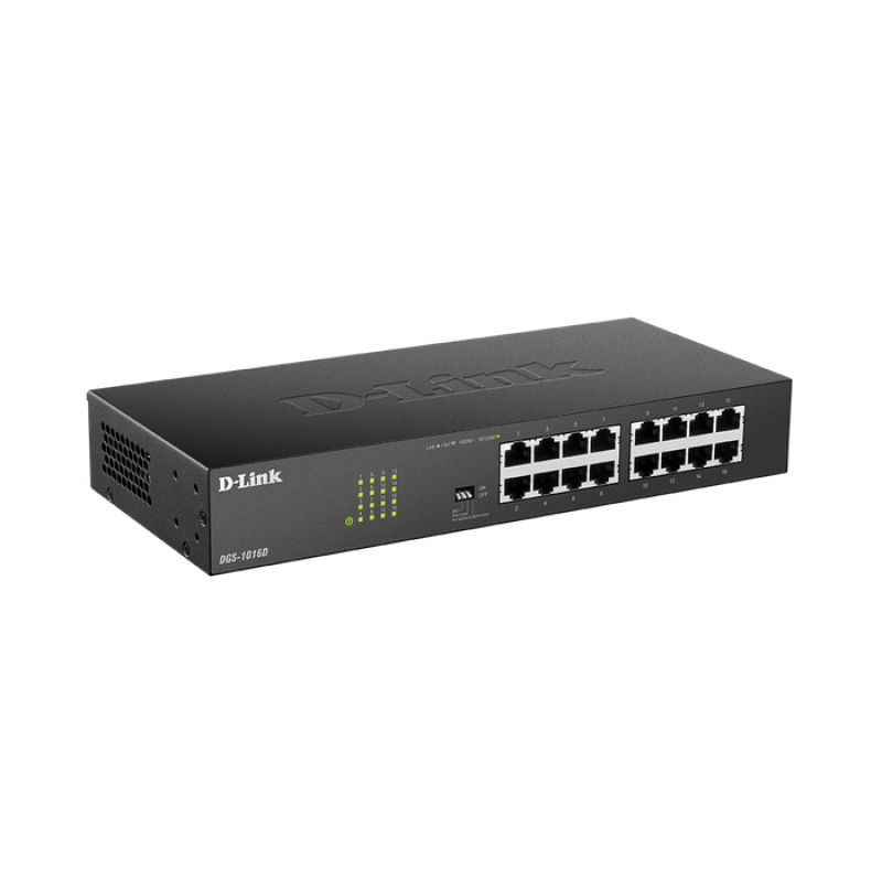 D-LINK SWITCH DGS-1016D 16-PORT 10/1001000BPS UNMANAGED