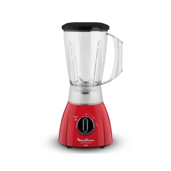 LICUADORA MOULINEX LM270558 OPTIMIX PLUS ROJA - 2 VEL 550W 2LTS