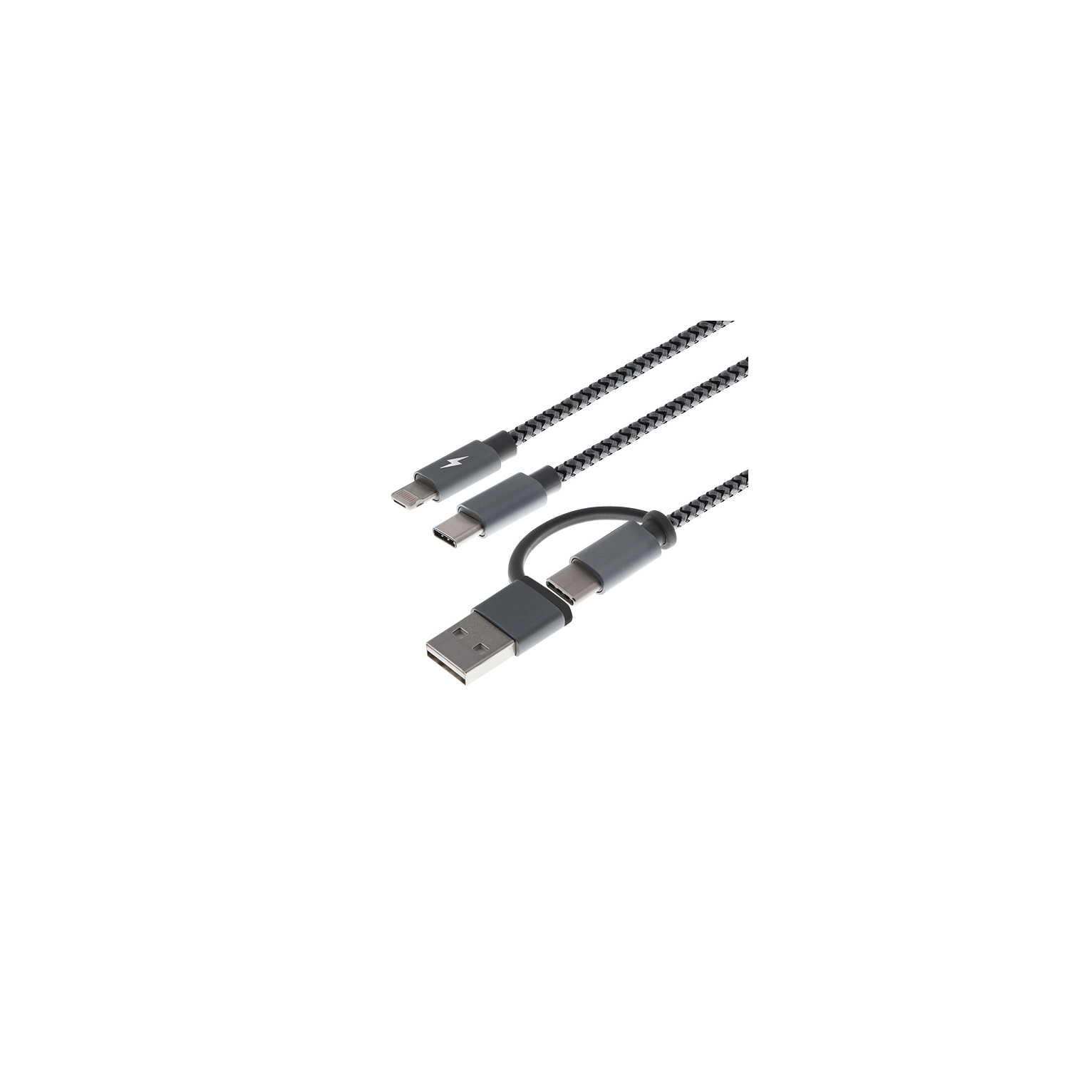 Cable multifuncional para carga 5 en 1
