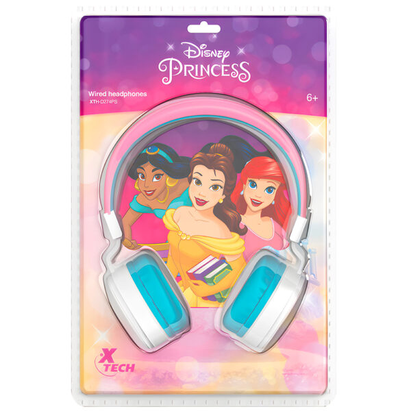 AURICULARES DISNEY PRINCESA X-TECH C/CABLE +MIC