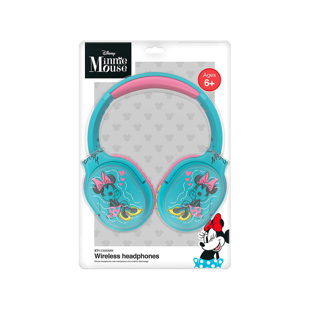 AURICULARES X-TECH INALAMBRICOS CON MICROFONO EDICION MINNIE MOUSE