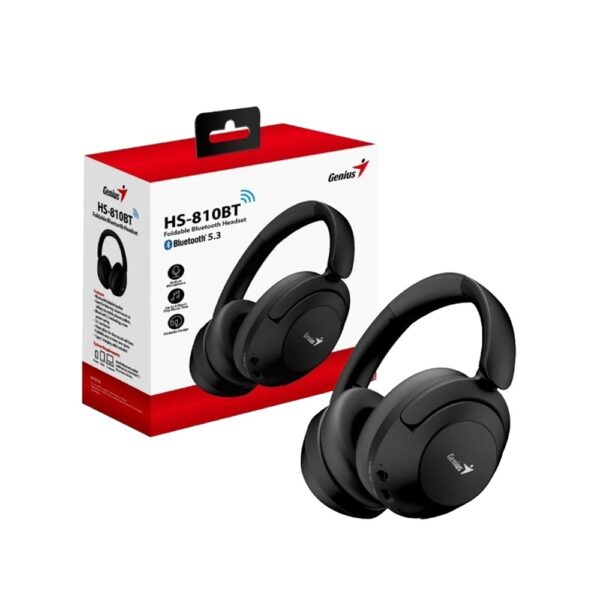 AURICULARES GENIUS HS-810BT BT5.3 BLACK